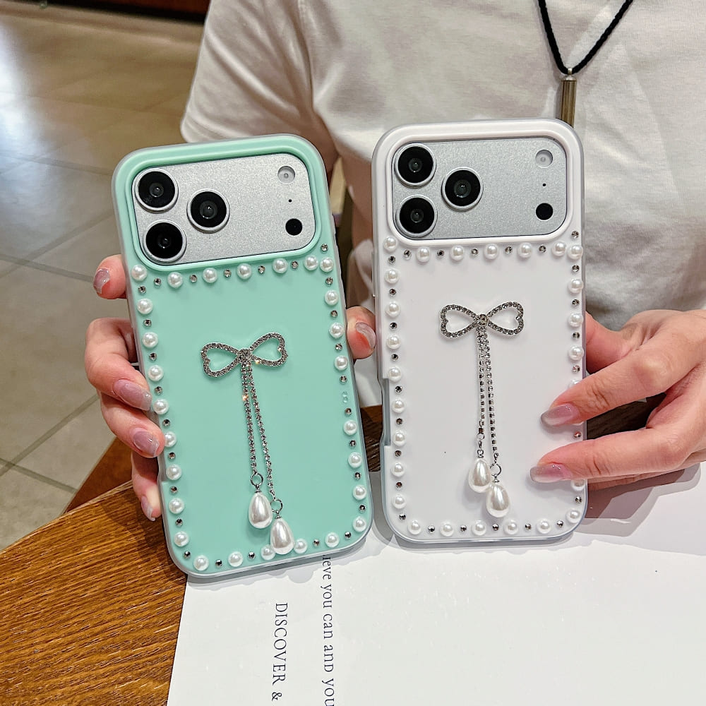 Sweet Pearl Ribbon Phone Case