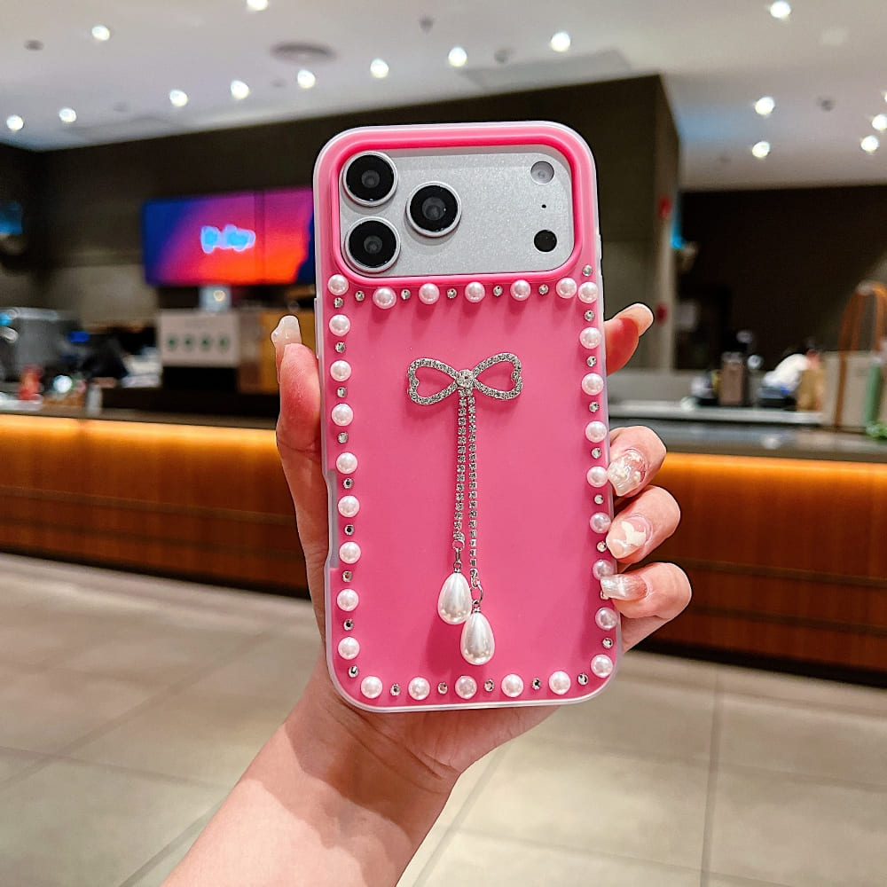 Sweet Pearl Ribbon Phone Case