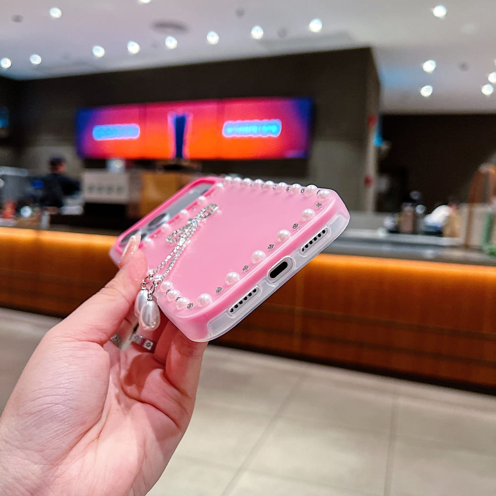 Sweet Pearl Ribbon Phone Case