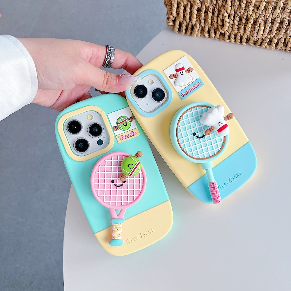 Unique Tennis Silicone Phone Case