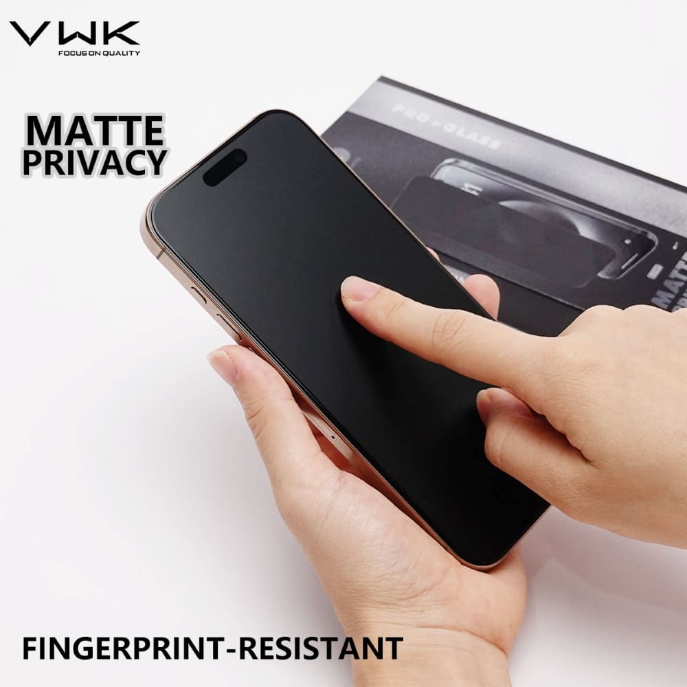 VWK 28 Degree Matte Privacy Tempered Glass - iPhone Series