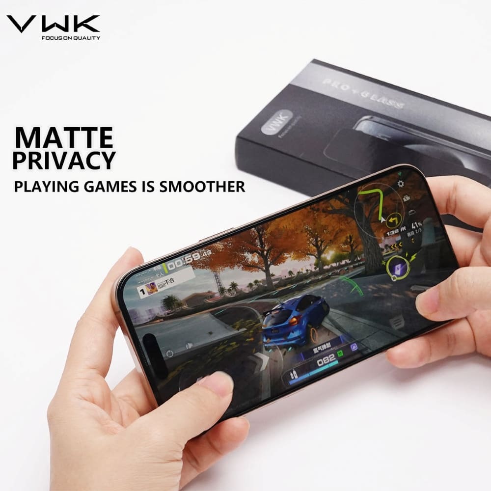 VWK 28 Degree Matte Privacy Tempered Glass - iPhone Series