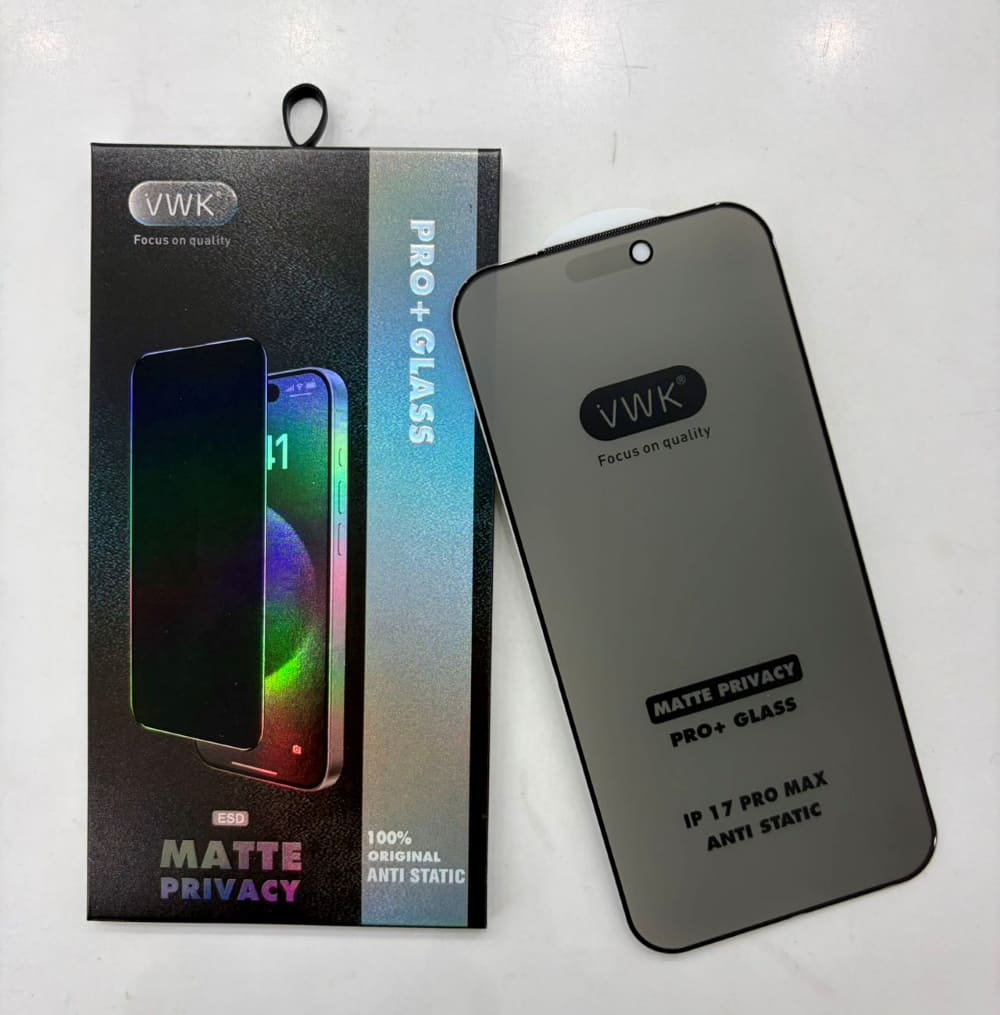 VWK 28 Degree Matte Privacy Tempered Glass - iPhone Series