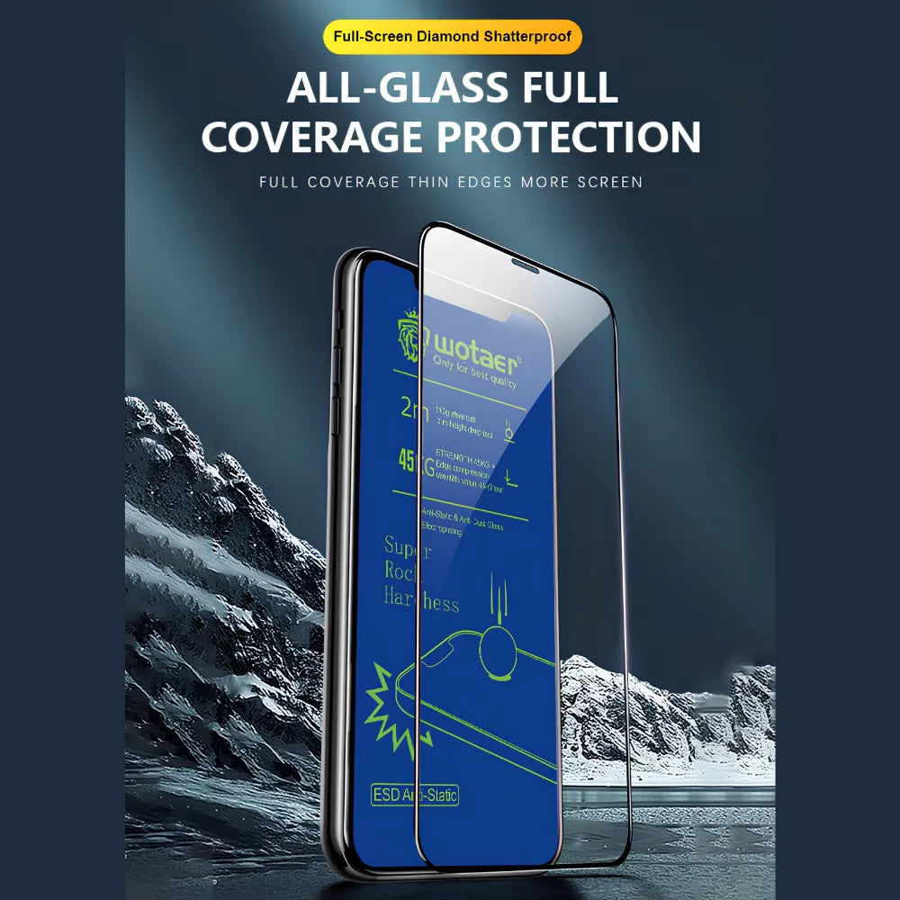 WOTAER 45 KG Rock Hardness HD Tempered Glass
