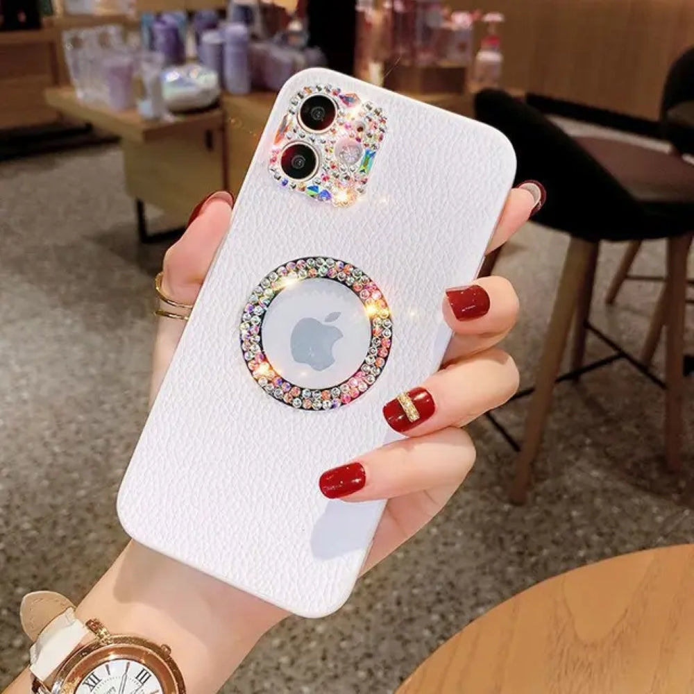 Women Diamond Camera Lens Protection Cover